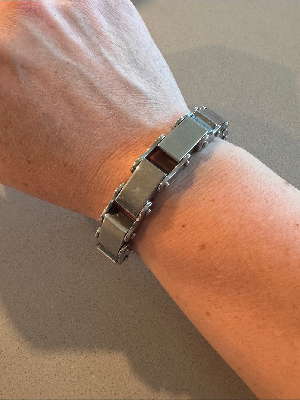 8” Men’s Stainless Steel Chain Link Bracelet